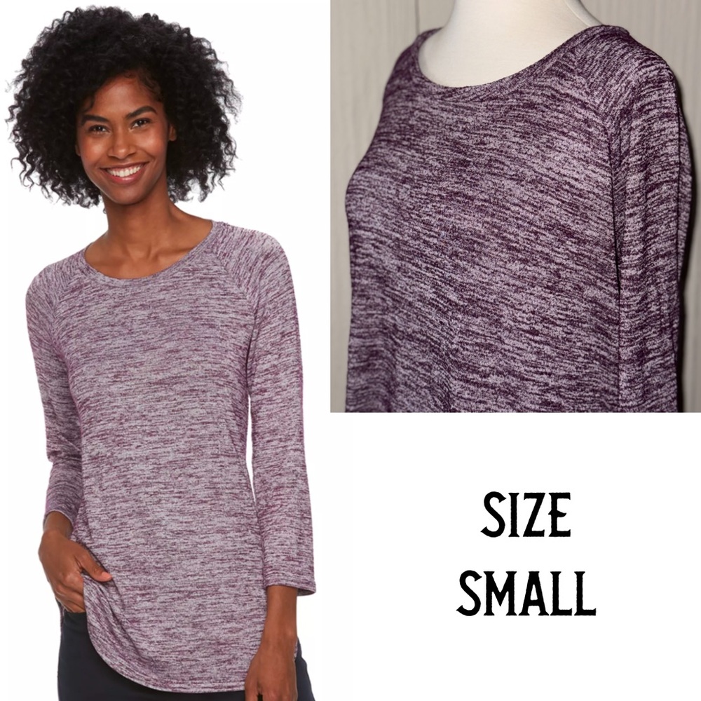 Women's Sonoma Supersoft Crewneck Tee in Purple Size Small